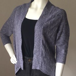 Banana Republic 3/4 Sleeve Gray Open Cardigan XS/S